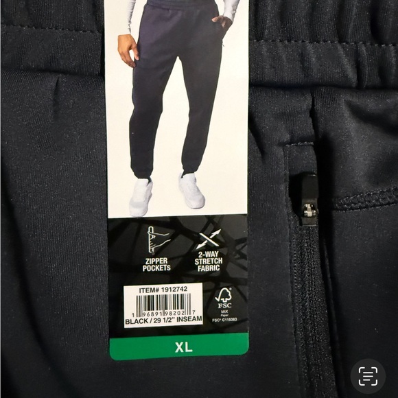 Spyder Men's Charcoal Jogger Pants - Picture 6 of 6